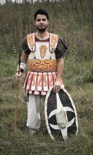 rappresentation of a celtic warrior